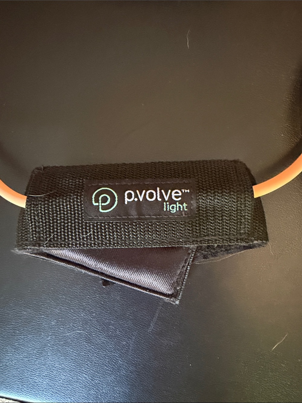 p.volve Light and Heavy Resistance Band with Black Velcro Holder